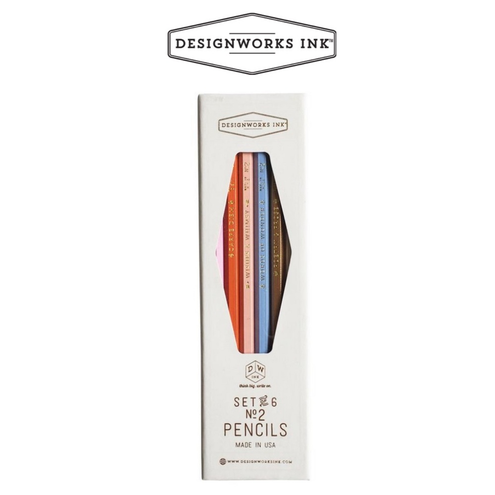 Designworks Ink Set of 6 No 2 Pencils